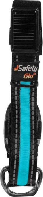 Pet Safety Glow LED-Hondenriem USB-Oplaadbaar Veiligheidshalsband - Medium 35.5 - 48.5 cm - Blauw - Afbeelding 7