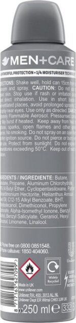 Deodorant Spray Dove Mens Sport Active + Fresh (250 ml) - Afbeelding 2