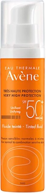 Zonnebrandcrème met Kleur Avene Tinted Fluid SPF50+ (50 ml) - Afbeelding 4