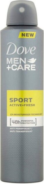 Deodorant Spray Dove Mens Sport Active + Fresh (250 ml) - Afbeelding 4