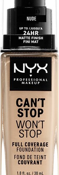Nyx CanAt Stop WonAt Stop Full Coverage Foundation Nude 30ml