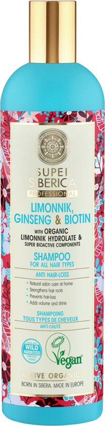 207x840-104 Natura Siberica Super Siberica Anti-haaruitval Shampoo 400 ml - Afbeelding 1