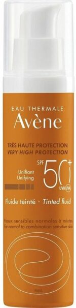 Zonnebrandcrème met Kleur Avene Tinted Fluid SPF50+ (50 ml) - Afbeelding 5