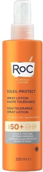 Roc ProtecciOn Solar Spray Alta Tolerancia Spf50 200 Ml