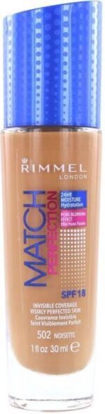 Rimmel London Match Perfection Foundation 501 Noisette