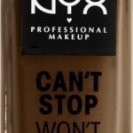 Nyx CanAt Stop WonAt Stop Full Coverage Foundation Walnut 30ml - Afbeelding 2