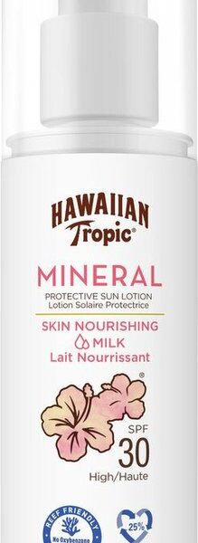 Hawaiian Tropic Mineral Sunmilk Lotion - SPF30 - 100ml - 1 Stuk