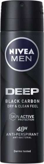 Deep Black Carbon Deodorant By Nivea 150 Ml