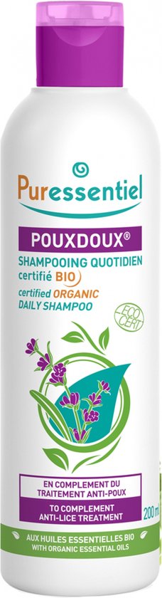 228x840-66 Puressentiel Organic Luizen Dagelijkse Shampoo 200 ml - Afbeelding 1