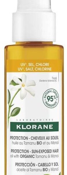 Klorane Tamanu And Monoi Sun Protection Oil 100ml