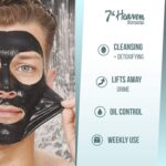 7th Heaven Mens Clay Easy Peeloff Mask With Activated Charcoal And Witch Hazel