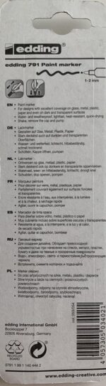 Edding 791 lakmarker - 1-2 mm - goud & zilver - Afbeelding 2