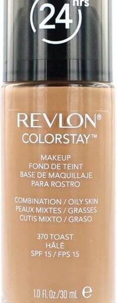 Revlon Colorstay Makeup CombinationOily Skin Spf 15 370 Toast Foundation 30ml