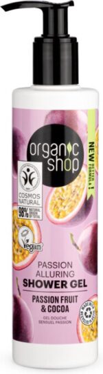 Organic Shop Passion Alluring Passion Fruit and Cocoa Shower Gel 280 ml - Afbeelding 3