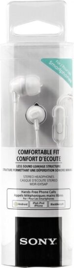 Sony MDR-EX15APW - In-ear oordopjes met mic. - Wit - Afbeelding 4