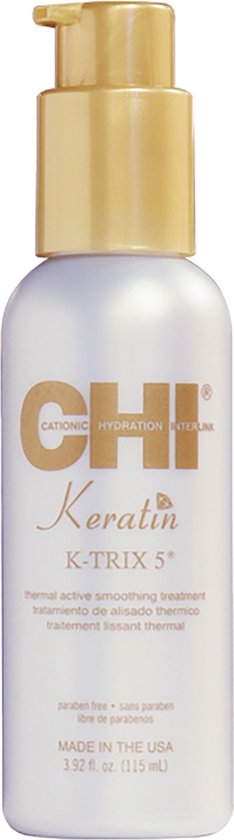 234x840-155 CHI Keratin K Trix 5 Thermal Active Treatment UhlazovacA pA c Ae s tepelnou ochranou - Afbeelding 1