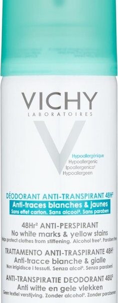 Vichy Anti-Transpiratie Deodorant 48u Tegen Witte en Gele Vlekken - Spray 125ml
