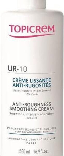 Topicrem Ur10 Creme Smoothing A/ruwheid 500ml