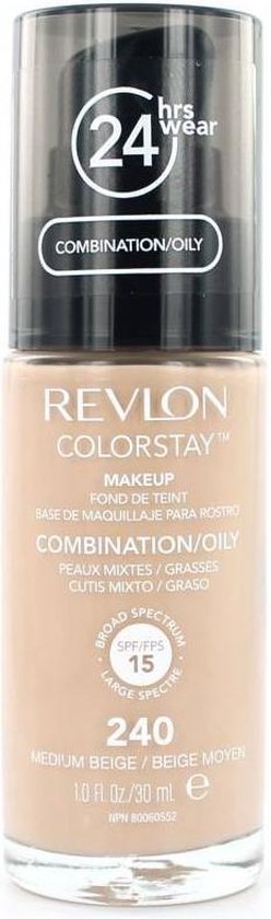 248x840-252 Revlon Colorstay Foundation With Pump - 240 Medium Beige (Oily Skin) - Afbeelding 1