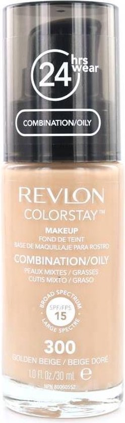 248x840-253 Revlon Colorstay Foundation With Pump - 300 Golden Beige (Oily Skin) - Afbeelding 1
