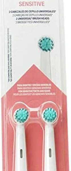 Kin Kin Sensitive Cabezal Cepillo Electrico Universal 2 U