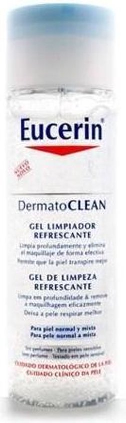 251x840-24 Eucerin Dermatoclean Refreshing Cleansing Gel 200ml - Afbeelding 1