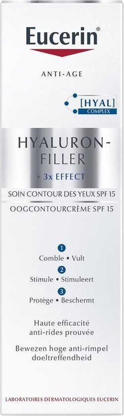 251x840-26 Eucerin Hyaluron-Filler eye cream/moisturizer Oogcrème Vrouwen 15 ml - Afbeelding 1