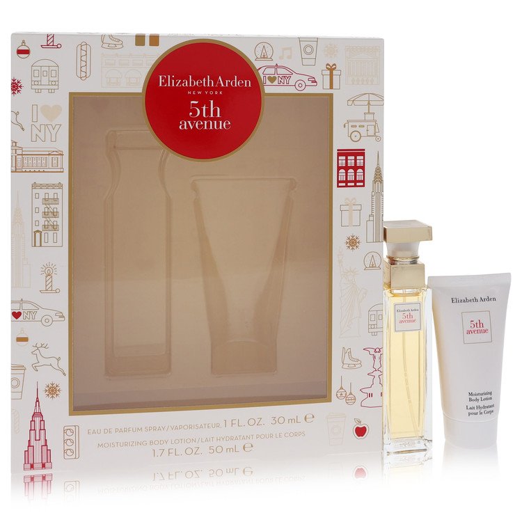 2531404_a222279171e297f5e18422f18a307edc Elizabeth Arden 5Th Avenue 1 Oz Eau De Parfum Spray 1 7 Oz Body Lotion for Women Gift Set - Afbeelding 1