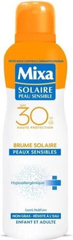 Mixa Solaire Sensitive Zonnebrandspray SPF 30 - 200 ml - Afbeelding 3