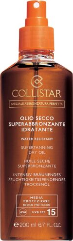 Collistar Supertanning Dry Oil Zonnebrandolie SPF15 - 200 ml