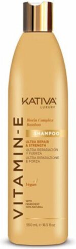 Shampoo Kativa Biotina & Bamboo Vitamine E (550 ml) - Afbeelding 3