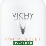 Vichy Capital Soleil UV Clear Anti-onzuiverheden zonnebrand voor het gezicht SPF50+ 40ml voor vette, onzuivere huid met neiging tot acne
