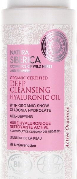 Natura Siberica Skin Youth Active Cleansing Hyaluronic Oil Organic 150 ml