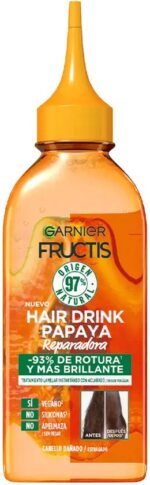 Herstellende Conditioner Garnier Fructis Hair Drink Vloeistof Papaya (200 ml)