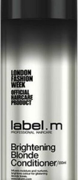 Label.M Brightening Blonde Conditioner-200 ml - vrouwen - Voor Gekleurd haar - Conditioner voor ieder haartype
