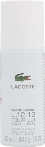 Lacoste - L.12.12 Blanc Deodorant 150ml Spray - Afbeelding 3