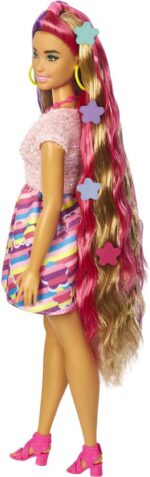Barbie Totally Hair Doll - Paars, roze - Barbiepop - Afbeelding 19