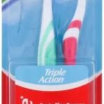 Colgate Triple Action Tandenborstel Medium 2 stuks