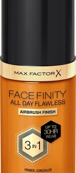 Max Factor Facefinity All Day Flawless 3 In 1 Foundation W91-Warm Amber 30ml