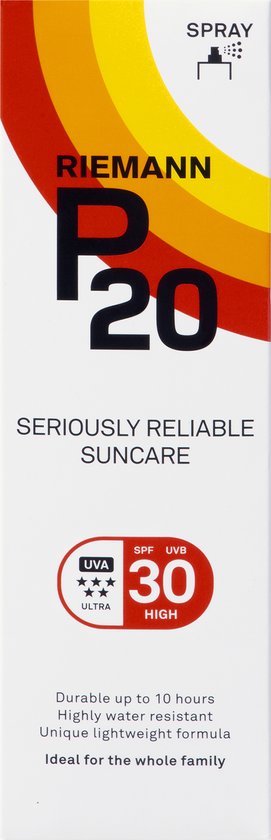 271x840-105 P20 SPF 30 - Zonnebrand Spray - Factor 30 - 100 ml - Afbeelding 1