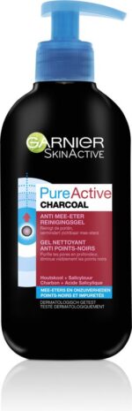 Garnier SkinActive Fure Active 3-in-1 Charcoal Gezichtsreiniger Anti mee-eters - 200 ml - Afbeelding 2