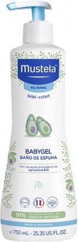 271x840-45 Mustela Babygel Bubble Bath - 750 ml - Afbeelding 1