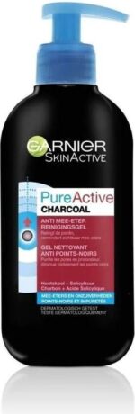 Garnier SkinActive Fure Active 3-in-1 Charcoal Gezichtsreiniger Anti mee-eters - 200 ml - Afbeelding 16