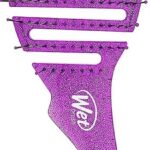 Wet Brush - original detangler - haarborstel voor in de douche - ophanghaak - Glitter Paars