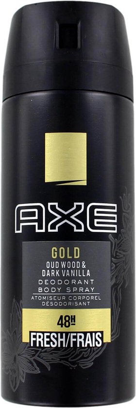 280x840-12 Axe Deodorant Spray Gold - 150ml - Afbeelding 1