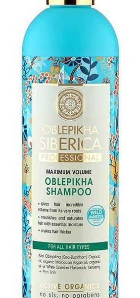 Nature Siberica - Oblpikha Shampoo - Sea Buckthorn Shampoo For Maximum Hair Volume