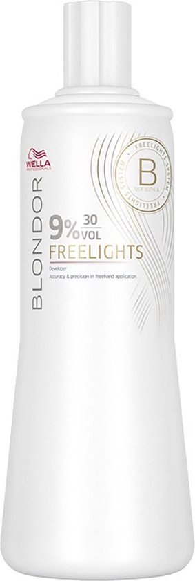 283x840-73 Onthullende crème Blondor Freelight Wella 6% 20 vol (1L) - Afbeelding 1