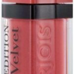 Lipstick with mattifying effect  Bourjois Rouge Edition Velvet No 04 Peach Club  7 7ml - Afbeelding 4