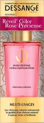 Dessange - Wake Color Rose Precious, plantaardige olie voor gekleurd haar, 50 ml