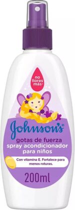 Versterkende conditioner Johnson's Gotas de Fuerza Kinderen Spray (200 ml) - Afbeelding 3